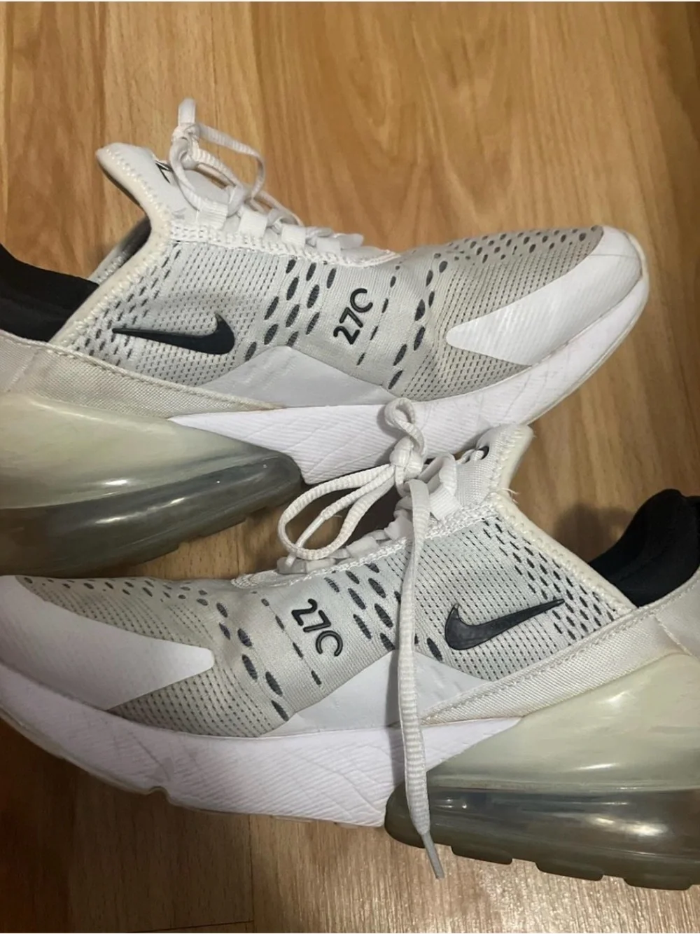 Nike White & Black Athletic Sneakers